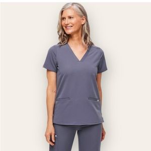 Figs xs space navy top